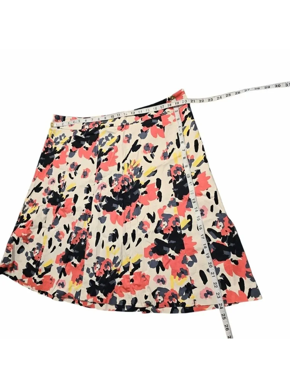 Lane Bryant Pink Black Gray White Side Zip Skirt 20